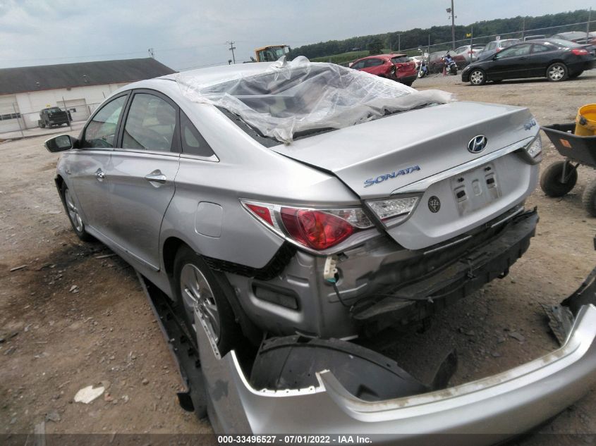 2013 HYUNDAI SONATA HYBRID KMHEC4A40DA089814