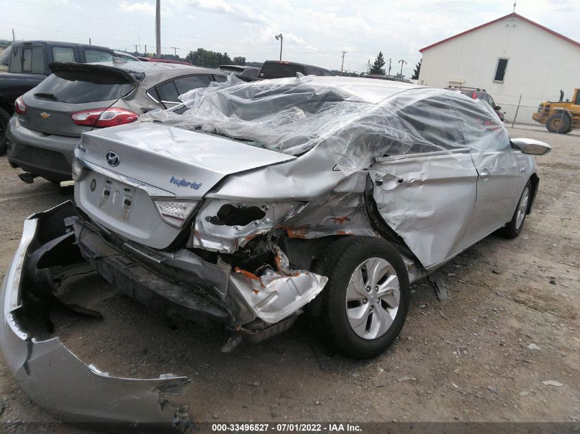 2013 HYUNDAI SONATA HYBRID KMHEC4A40DA089814