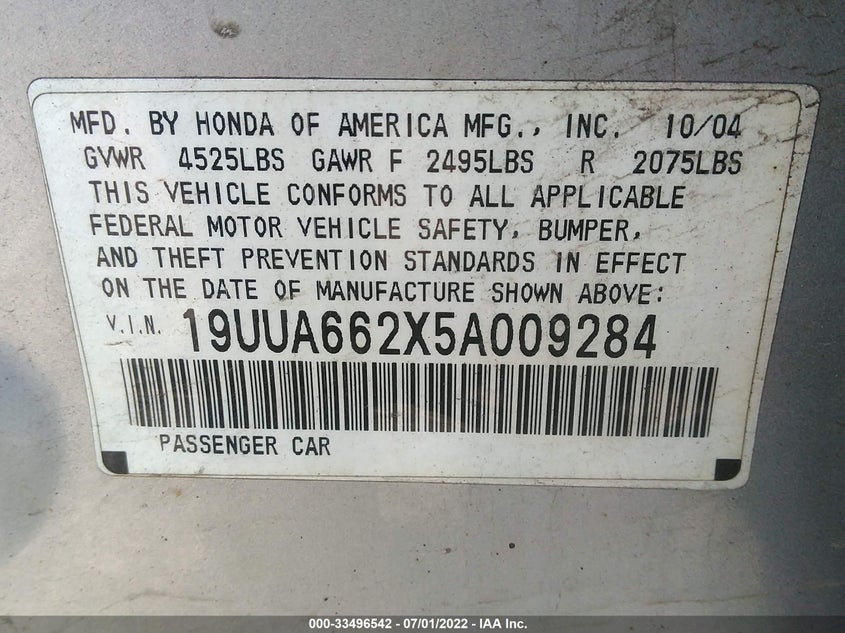 Acura Tl 2005