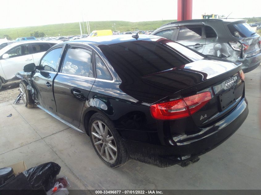 2015 AUDI A4 PREMIUM WAUAFAFL0FN020798
