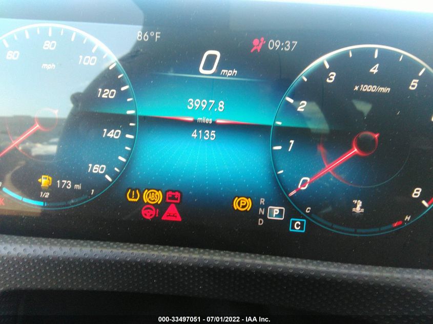 2022 MERCEDES-BENZ CLA CLA 250 W1K5J4GBXNN253327