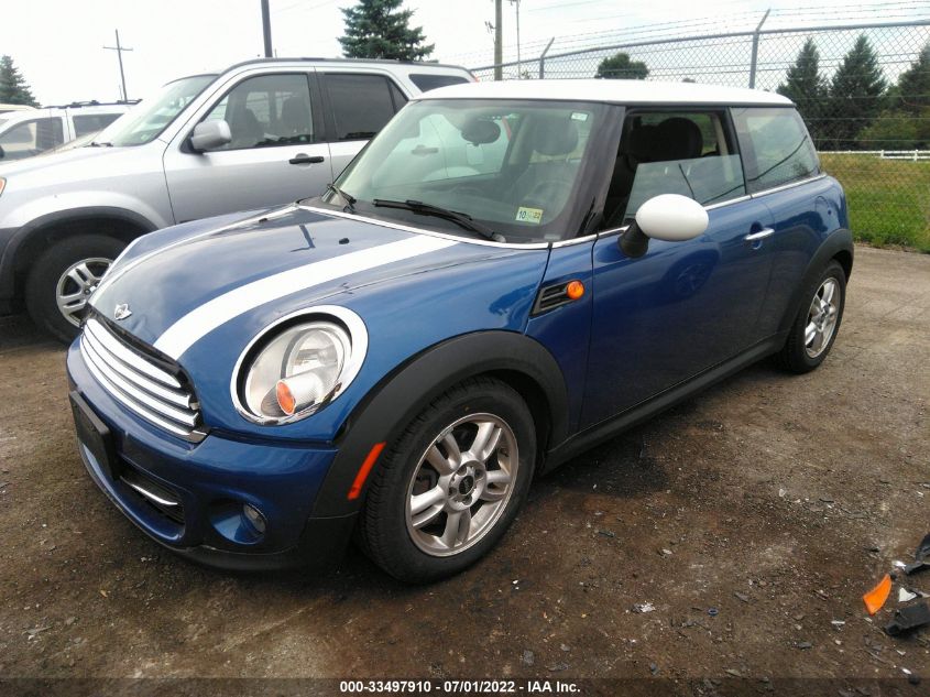 2013 MINI COOPER HARDTOP WMWSU3C50DT547485