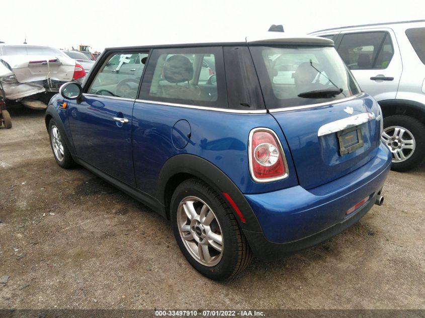2013 MINI COOPER HARDTOP WMWSU3C50DT547485