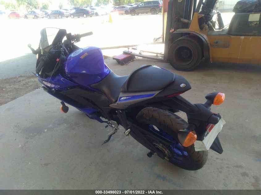 2020 YAMAHA YZFR3 A MH3RH18Y4LK003025