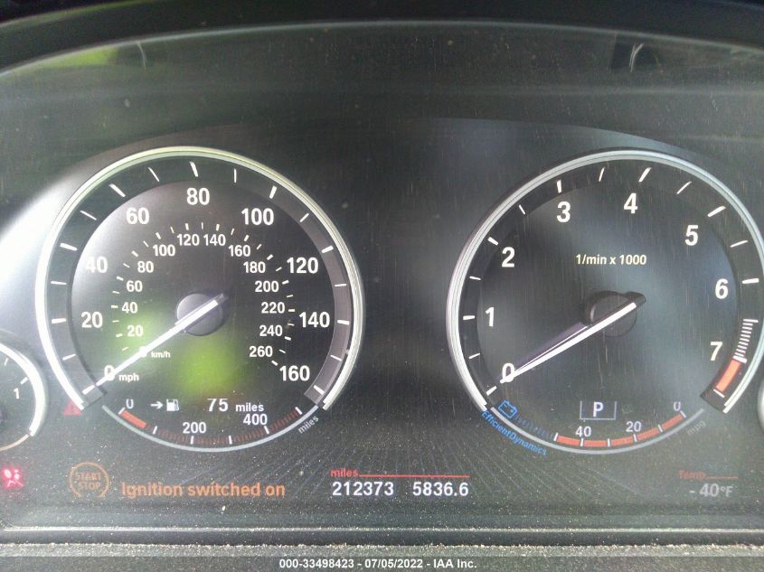 2013 BMW 7 SERIES 740LI XDRIVE WBAYF4C58DD127672