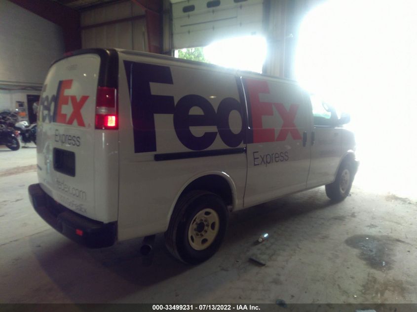 2020 CHEVROLET EXPRESS CARGO VAN 1GCWGAF1XL1272145