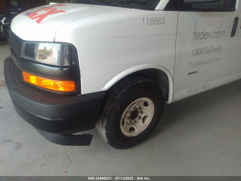 2020 CHEVROLET EXPRESS CARGO VAN 1GCWGAF1XL1272145