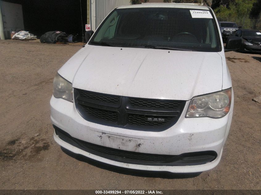2014 RAM CARGO VAN TRADESMAN 2C4JRGAG5ER451825