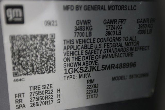 2021 GMC YUKON XL DENALI 1GKS2JKL5MR488996