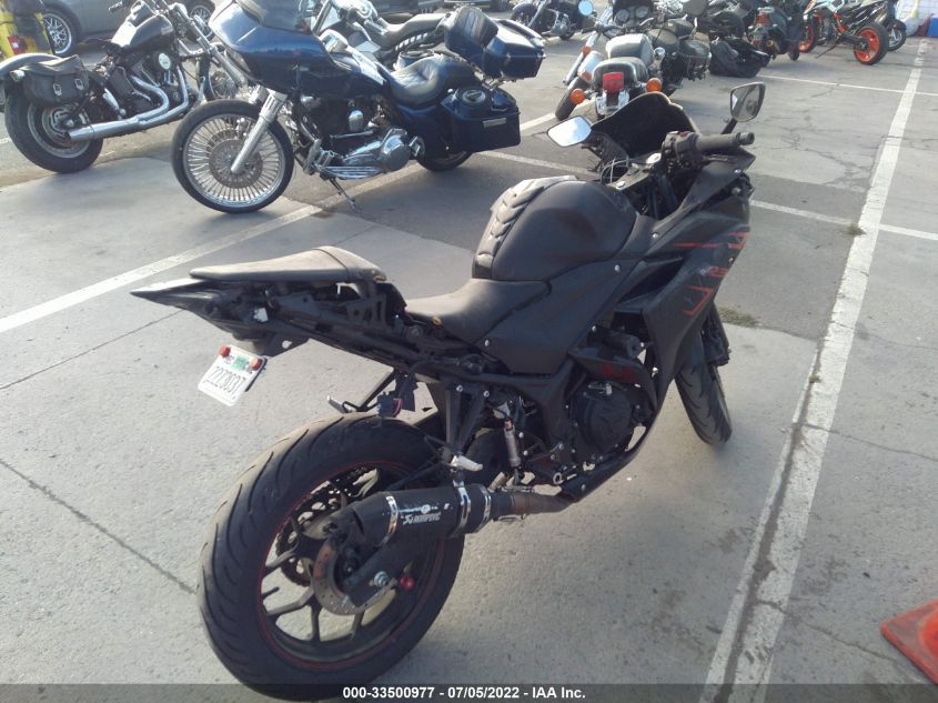 2017 YAMAHA YZFR3 A MH3RH15Y3HK003335