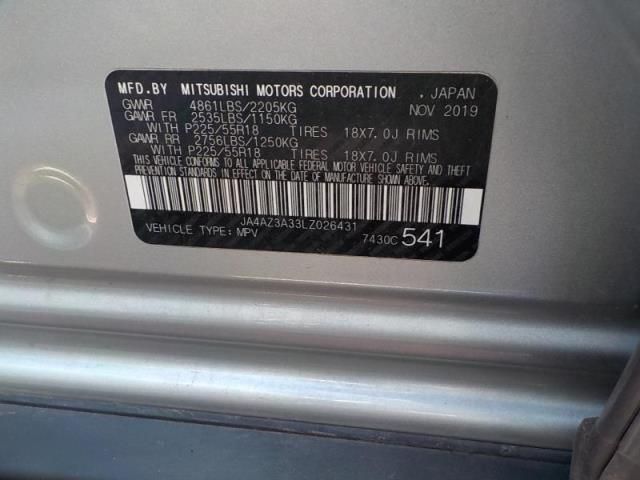 2020 MITSUBISHI OUTLANDER ES/SE/SEL/LE/SP JA4AZ3A33LZ026431