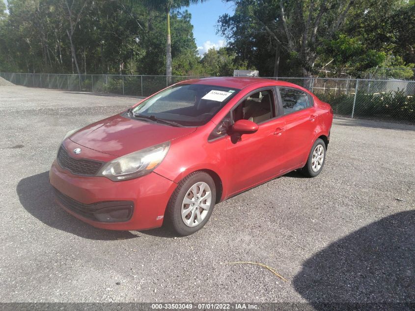 2014 KIA RIO LX KNADM4A39E6326614