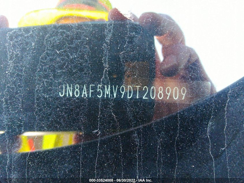 2013 NISSAN JUKE SL JN8AF5MV9DT208909