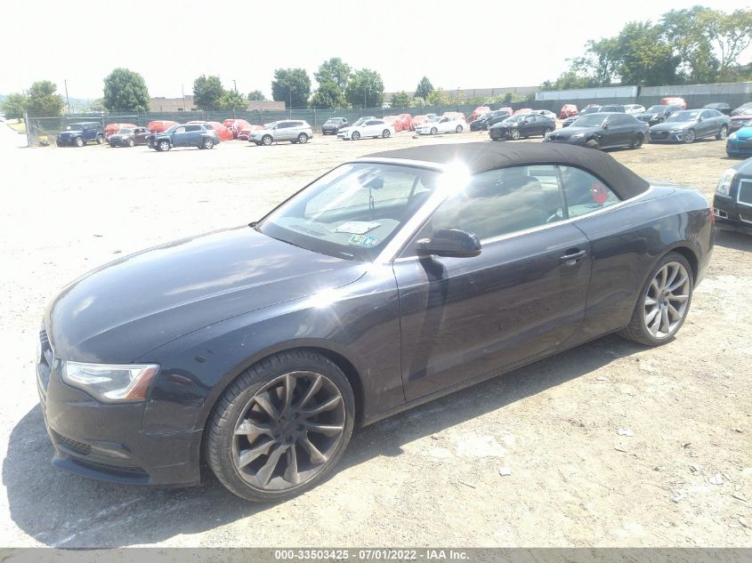 2013 AUDI A5 PREMIUM PLUS WAULFAFH9DN004813
