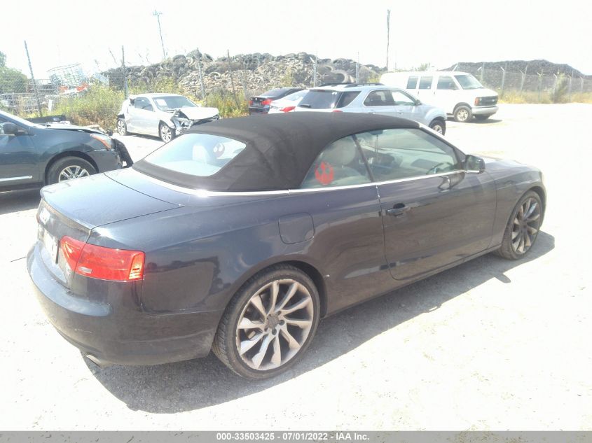 2013 AUDI A5 PREMIUM PLUS WAULFAFH9DN004813