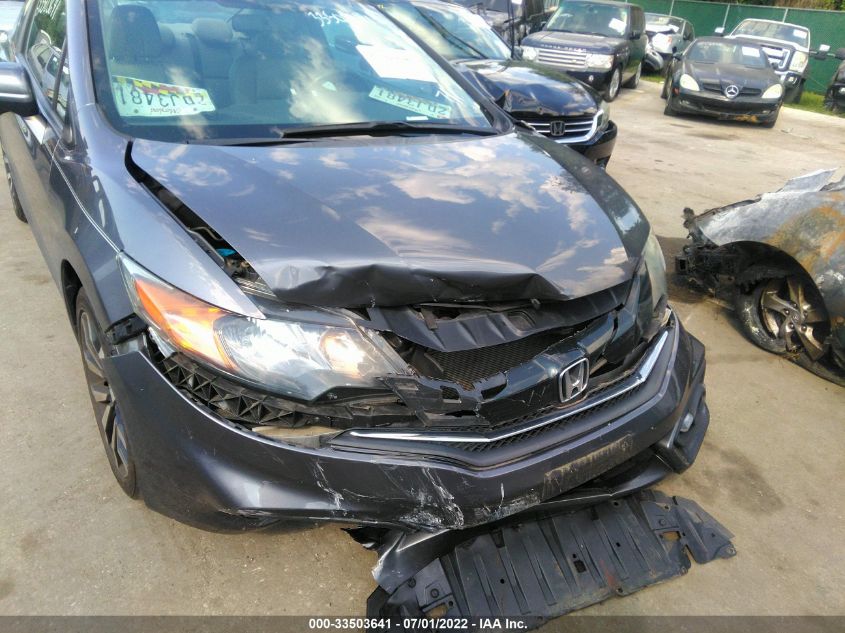 2015 HONDA CIVIC COUPE EXL 2HGFG3B06FH515241