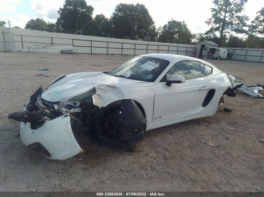 2016 PORSCHE CAYMAN S/GTS WP0AB2A87GK186505