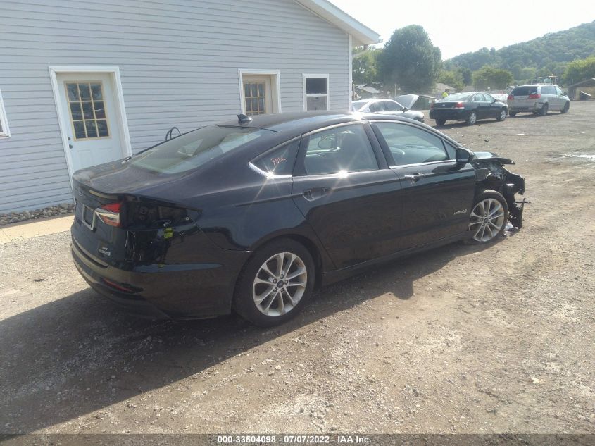 2019 FORD FUSION HYBRID SE 3FA6P0LU7KR124439