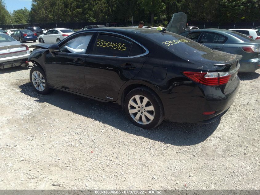 2013 LEXUS ES 300H HYBRID JTHBW1GG5D2010886