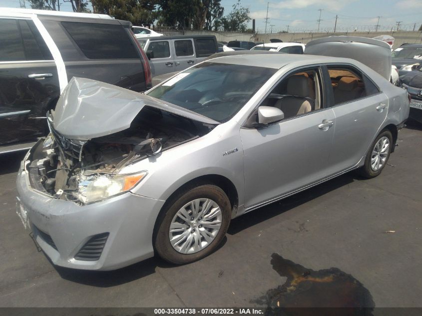 2013 TOYOTA CAMRY HYBRID HYBRID/LE/XLE 4T1BD1FK5DU079185