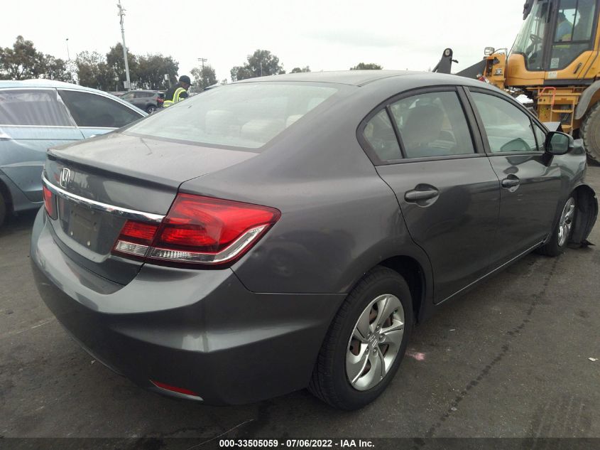 2013 HONDA CIVIC SDN LX 19XFB2F5XDE208922