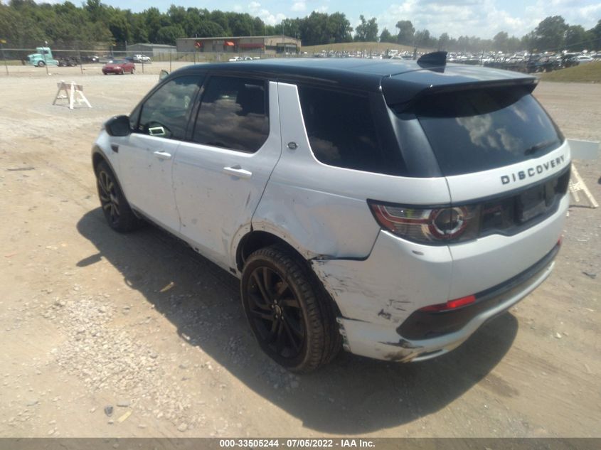 2019 LAND ROVER DISCOVERY SPORT HSE LUXURY SALCT2GX1KH790151