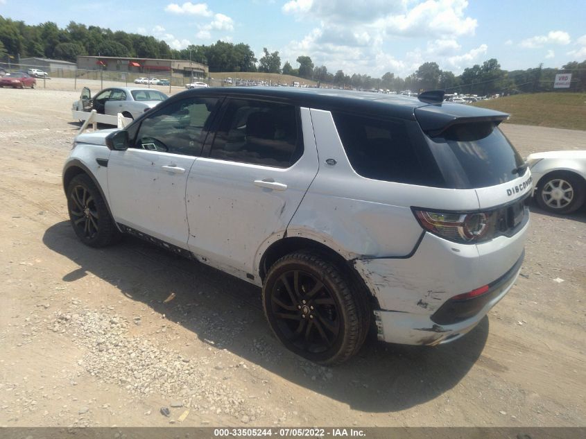 2019 LAND ROVER DISCOVERY SPORT HSE LUXURY SALCT2GX1KH790151