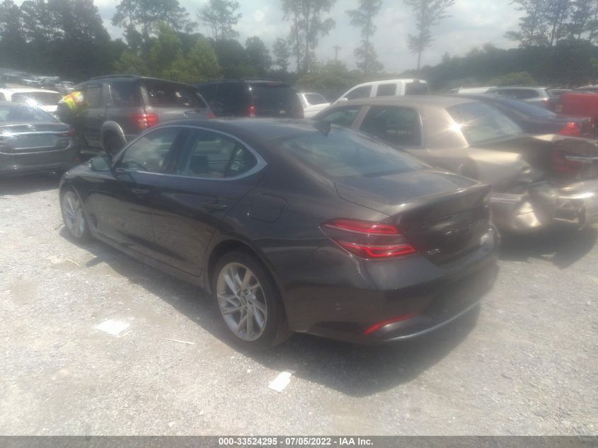 2022 GENESIS G70 2.0T KMTG34TA2NU099519