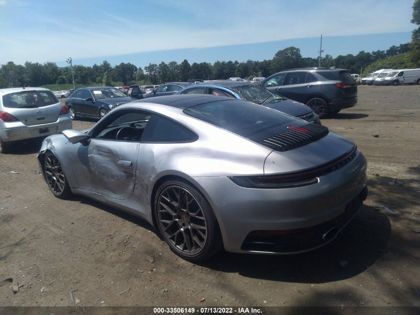2020 PORSCHE 911 CARRERA WP0AB2A9XLS229429