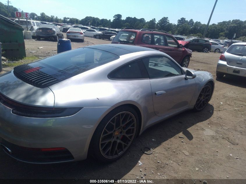 2020 PORSCHE 911 CARRERA WP0AB2A9XLS229429