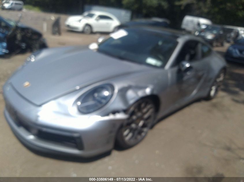 2020 PORSCHE 911 CARRERA WP0AB2A9XLS229429