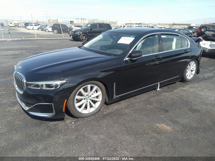 2022 BMW 740I WBA7T2C09NCJ39768