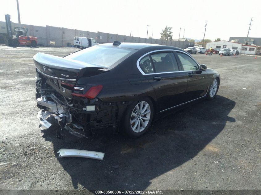 2022 BMW 740I WBA7T2C09NCJ39768