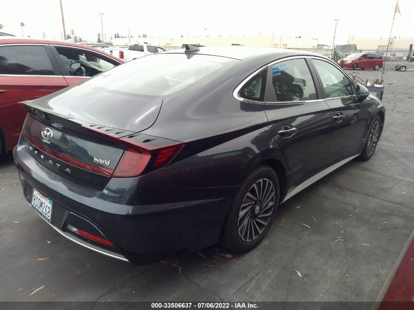2020 HYUNDAI SONATA HYBRID LIMITED KMHL54JJ9LA015524