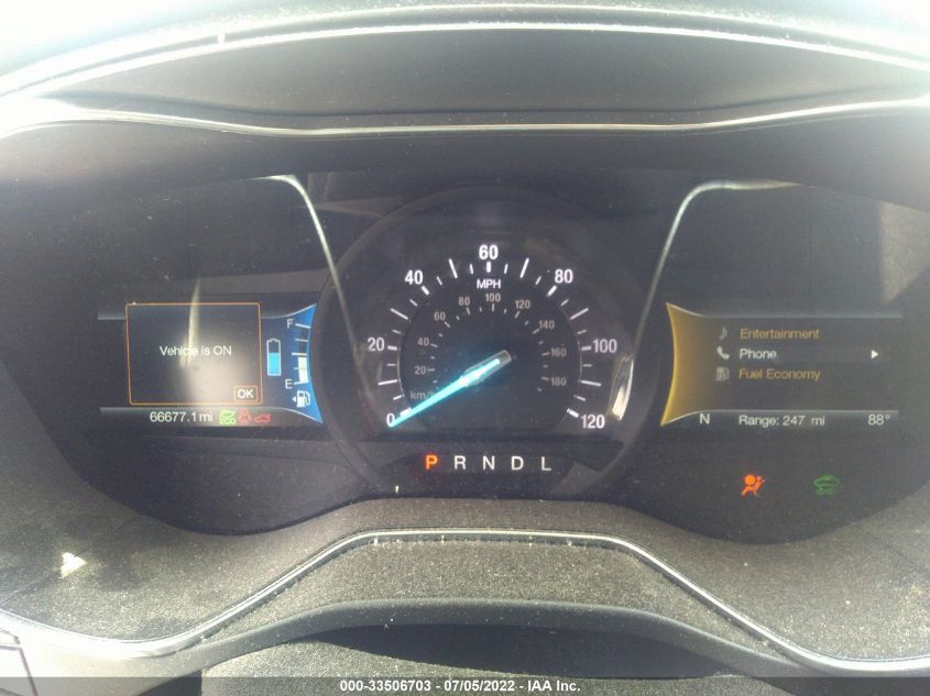 2018 FORD FUSION HYBRID TITANIUM/PLATINUM HEV 3FA6P0RU9JR168660