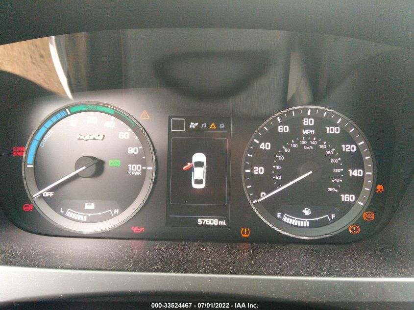 2016 HYUNDAI SONATA HYBRID SE KMHE24L15GA029022