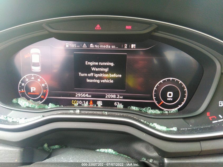 2017 AUDI A4 PRESTIGE WAUFNAF41HN016182