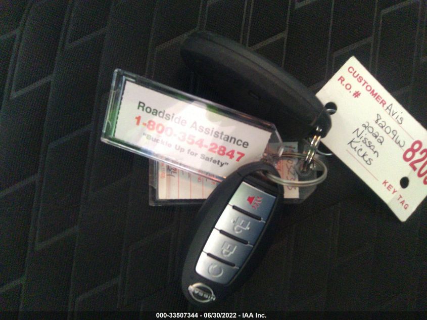 2022 NISSAN KICKS SV 3N1CP5CV9NL484423