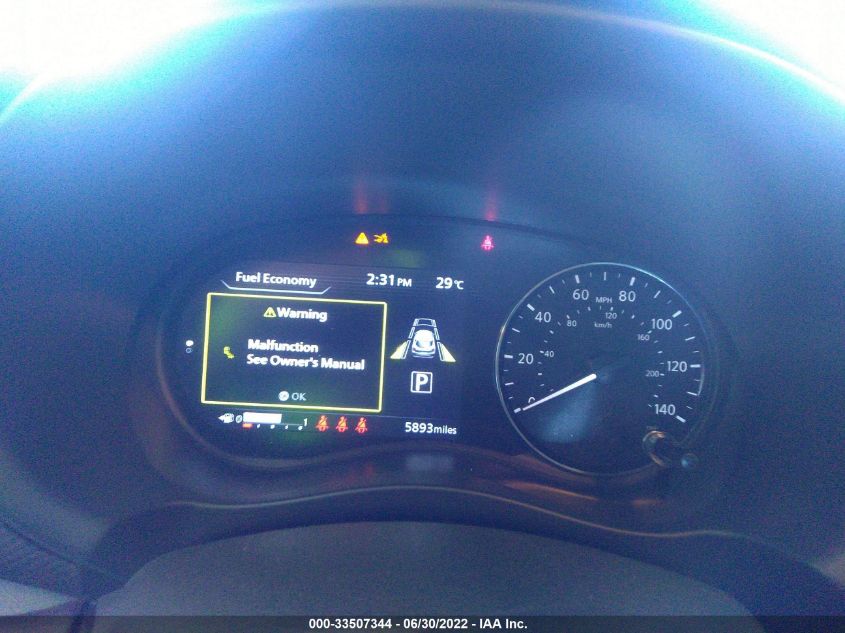 2022 NISSAN KICKS SV 3N1CP5CV9NL484423