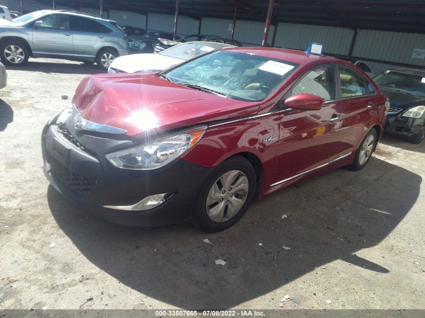 2014 HYUNDAI SONATA HYBRID KMHEC4A40EA114857