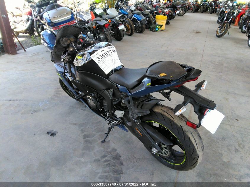 2022 KAWASAKI ZX636 K JKBZXJH17NA013390