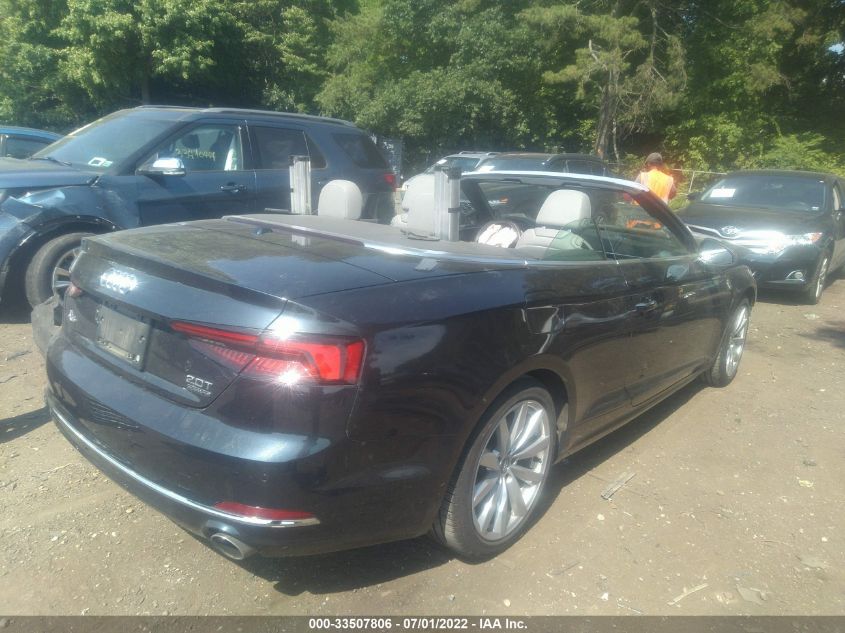 2018 AUDI A5 CABRIOLET PREMIUM PLUS WAUYNGF59JN005246