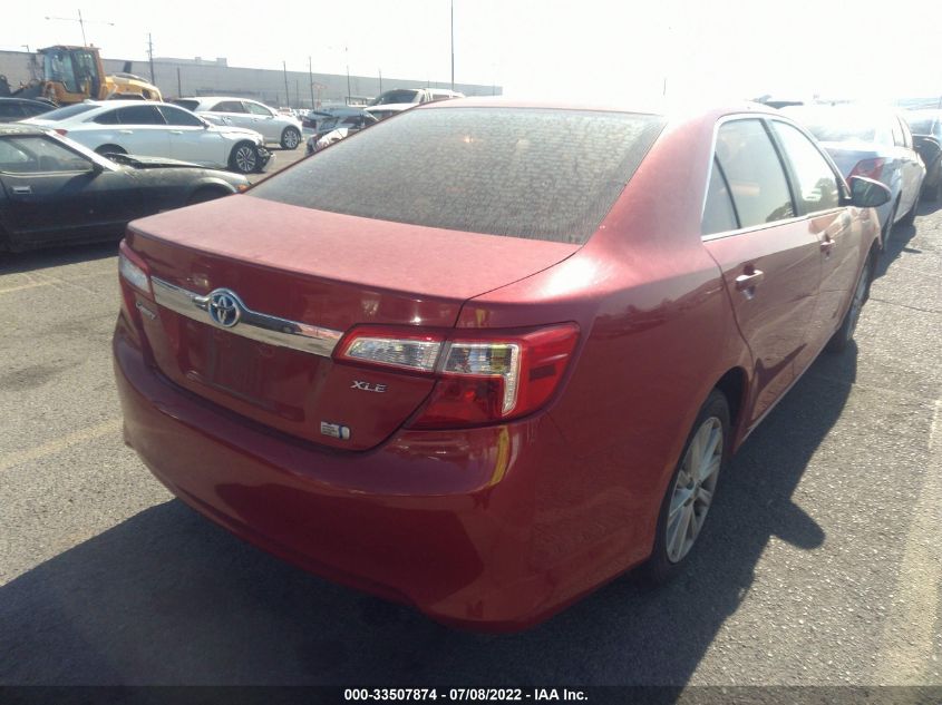 2013 TOYOTA CAMRY HYBRID HYBRID/LE/XLE 4T1BD1FKXDU073060