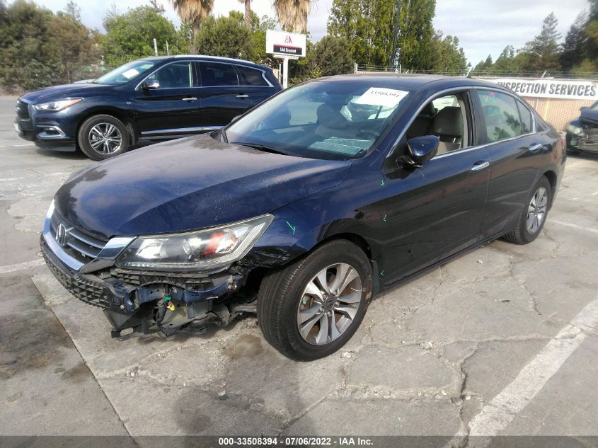 2013 HONDA ACCORD SDN LX 1HGCR2F31DA092821