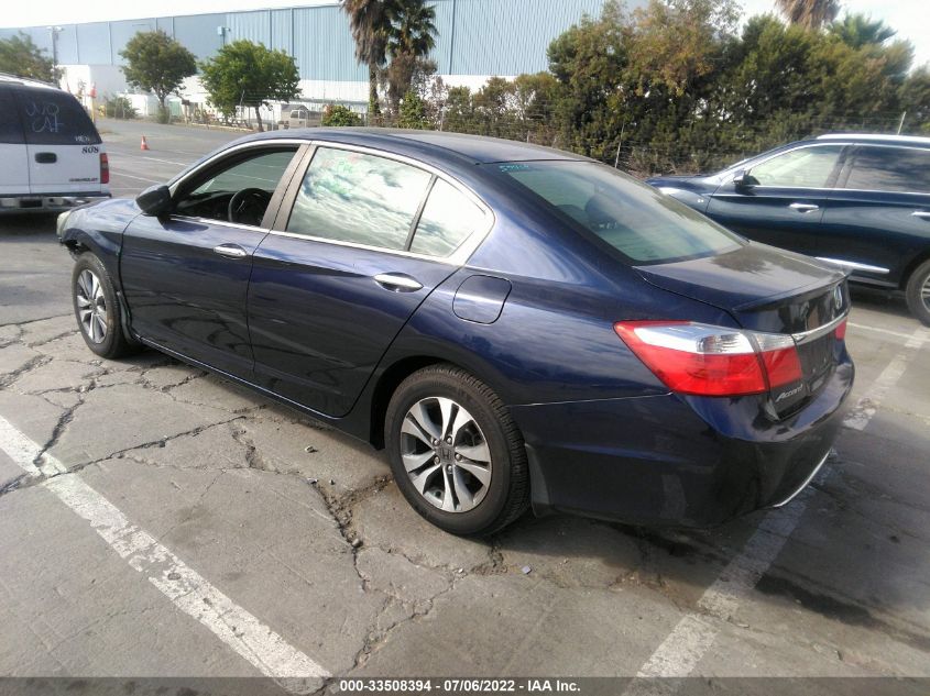 2013 HONDA ACCORD SDN LX 1HGCR2F31DA092821