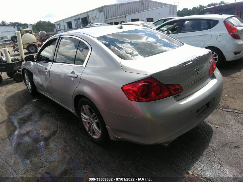 2013 INFINITI G37 SEDAN JOURNEY JN1CV6AP5DM721025
