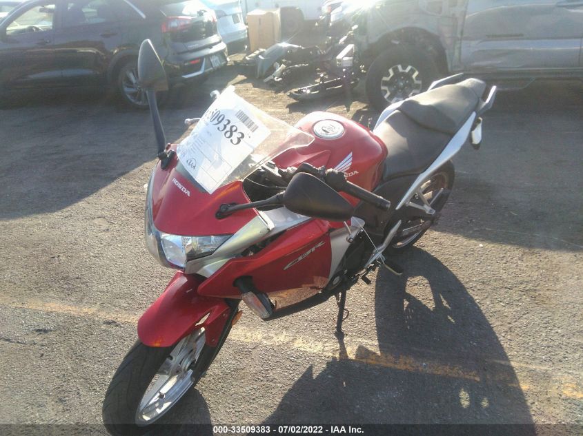 2012 HONDA CBR250 R MLHMC4109C5204332