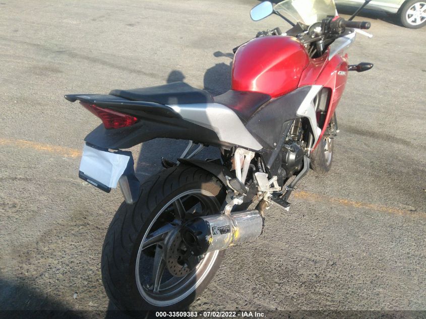 2012 HONDA CBR250 R MLHMC4109C5204332