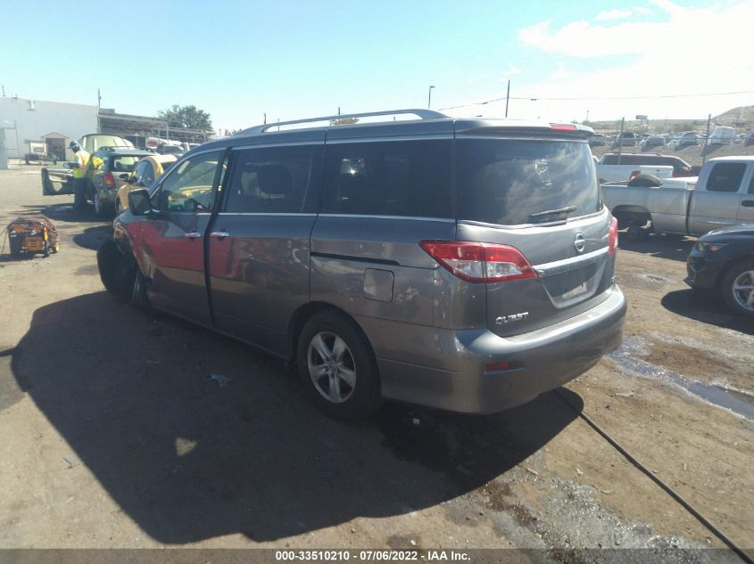 2017 NISSAN QUEST SV JN8AE2KP0H9165926