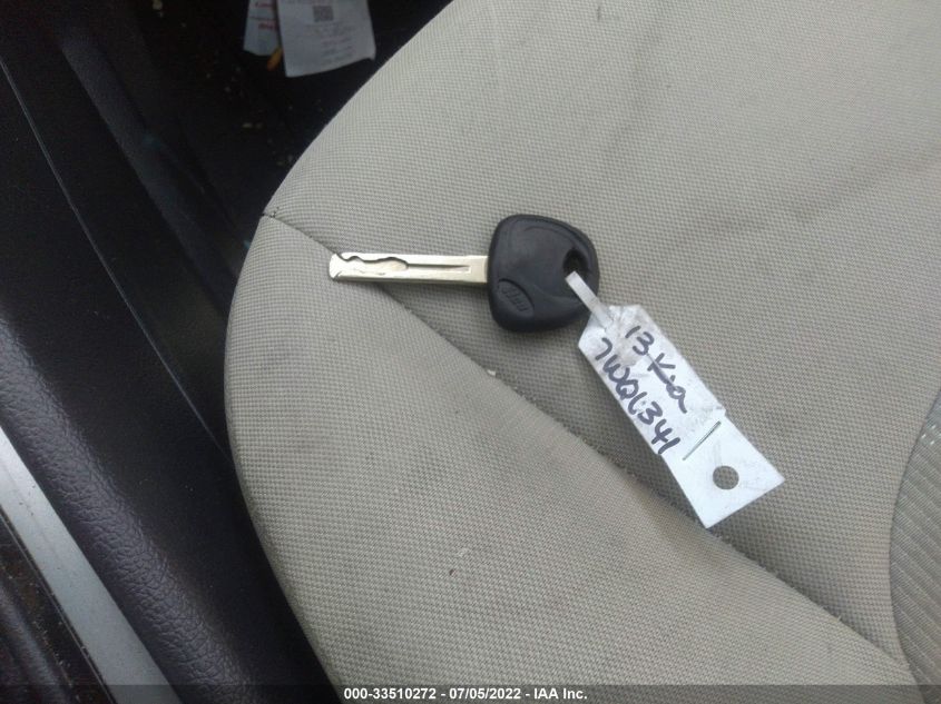 2013 KIA RIO LX KNADM4A31D6316724